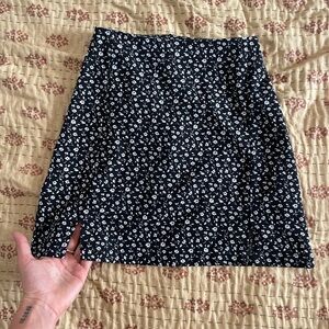 John Galt Floral Mini Skirt